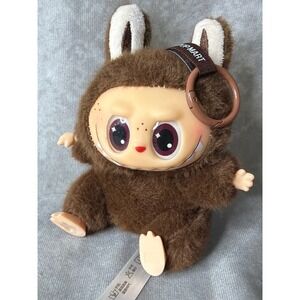 Pop Mart "The Monsters Have a Seat" Plush Pendant Brown Keychain Toy